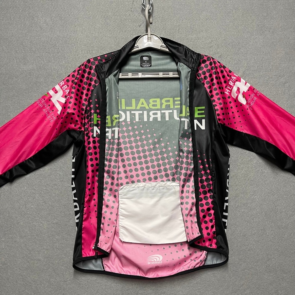 Veloce Cycling Jersey Womens‎ Small Pink Long Sleeve Herbalife Nutrition Oregon - Picture 9 of 16